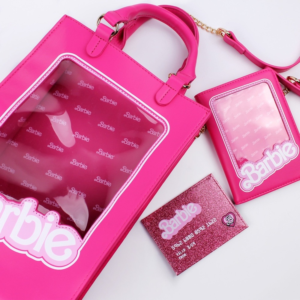 Barbie Box Purse, Passport Holder, and Wallet Set - Sold Out